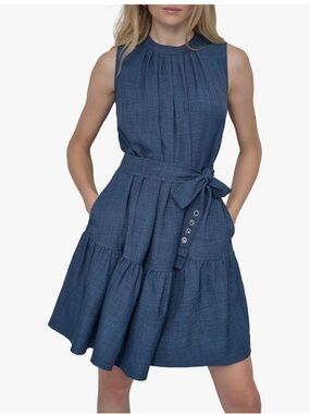 New with Tags DKNY Sleeveless Fit & Flare Dress size 6